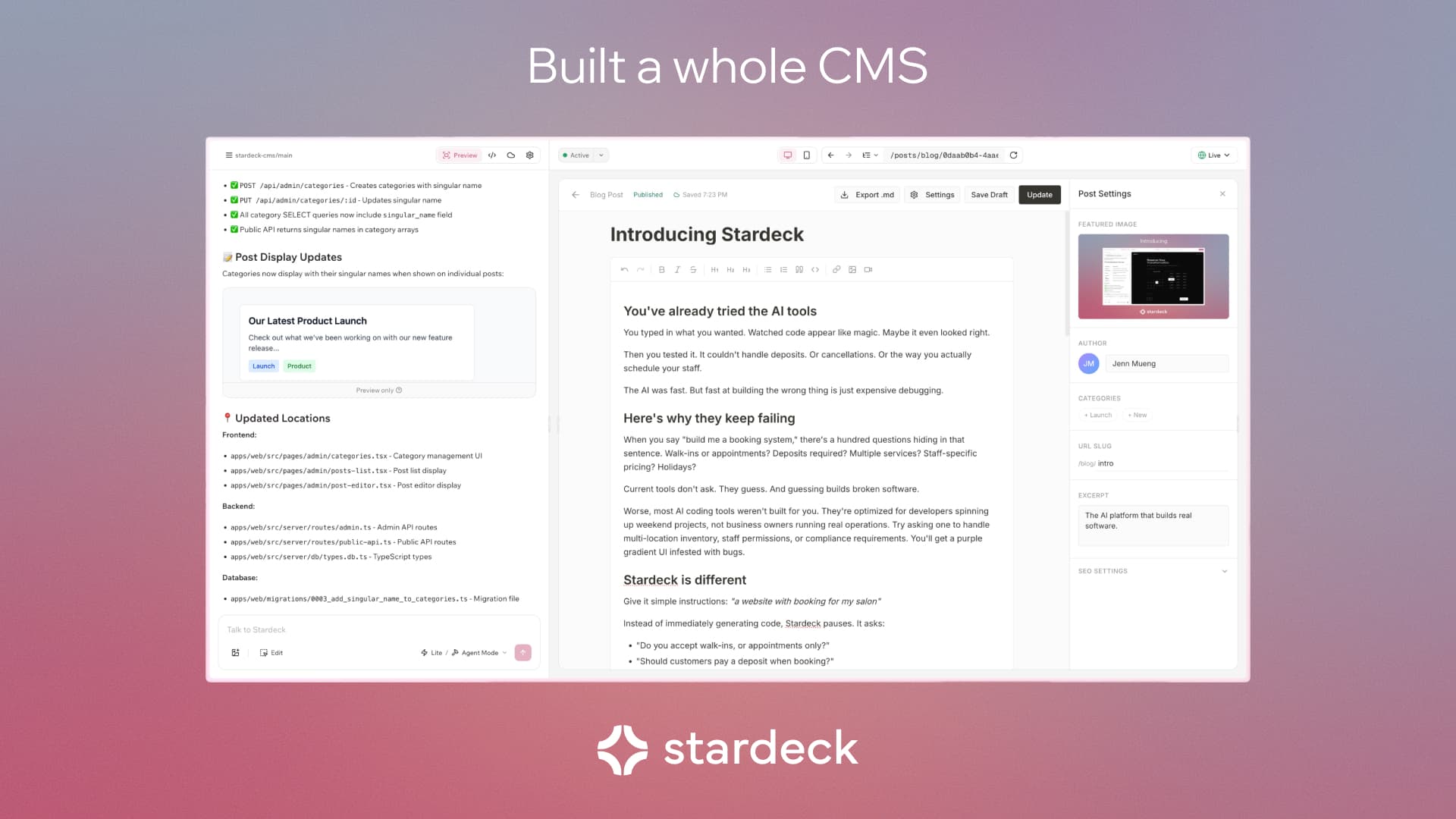 Can AI Build a Real CMS? You're Looking At It.